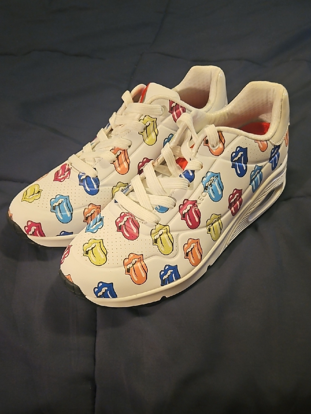 Skechers "Rolling Stones" Sneakers Womens Size 11 Brand New
